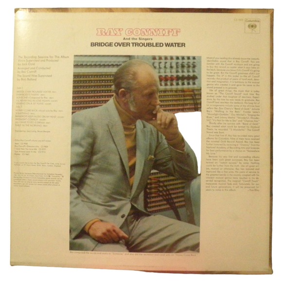 Ray Conniff (11/6/1916-10/12/2002) Bridge Over Troubled Water, 1970, First Press - Picture 2 of 7